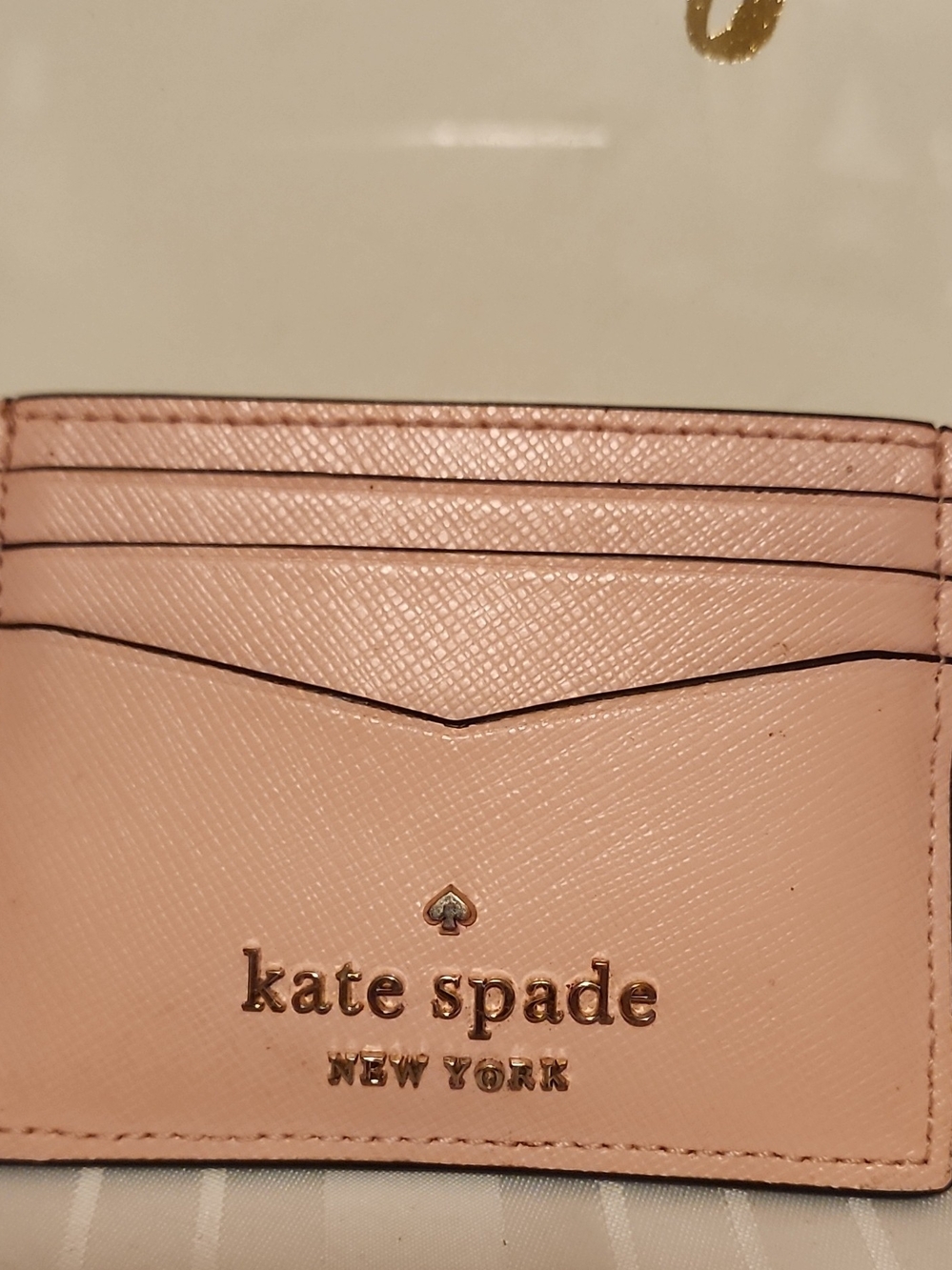 kate spade New York Blush Pink Card Holder